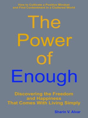 cover image of The Power of Enough